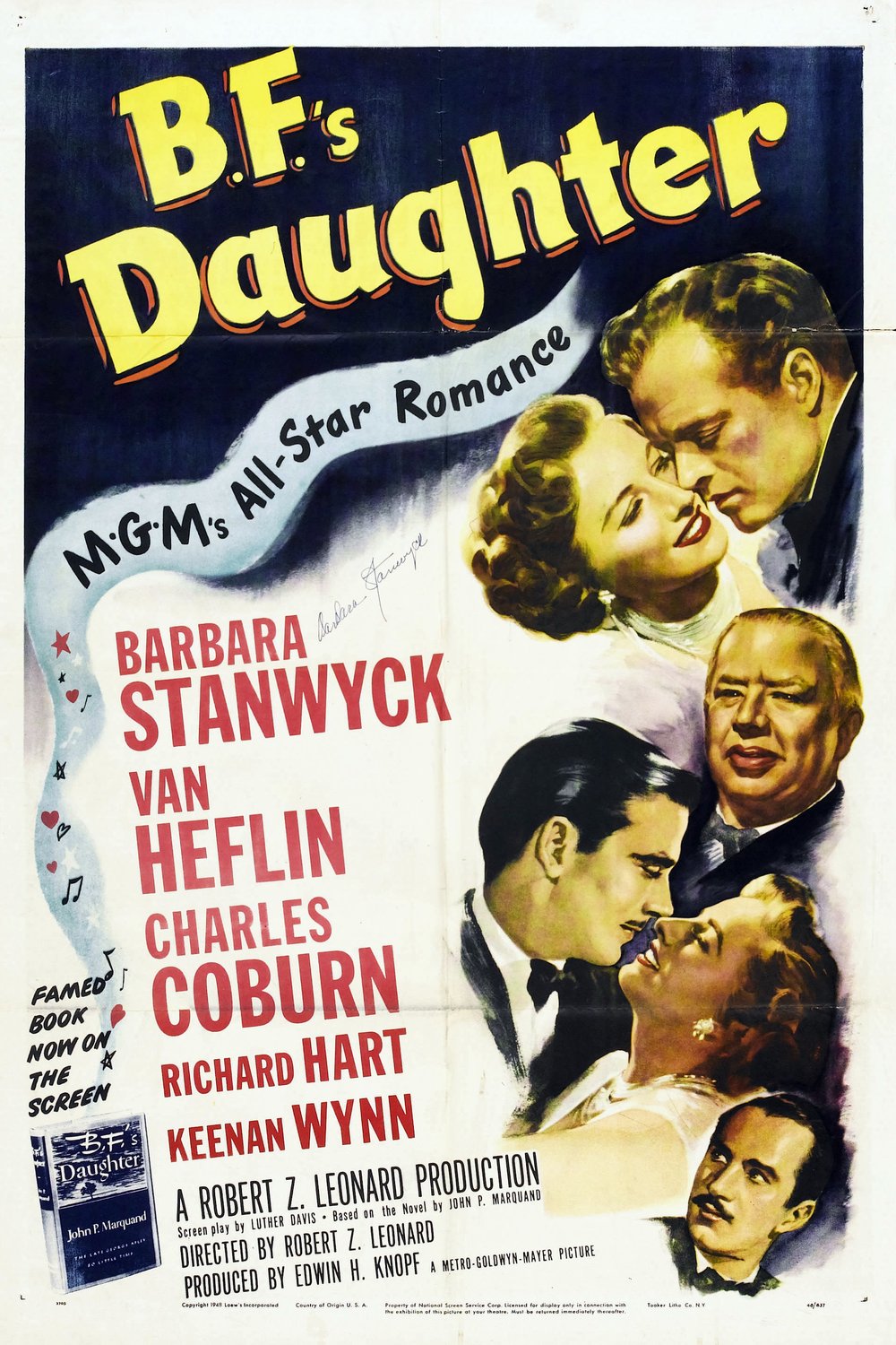L'affiche du film B.F.'s Daughter