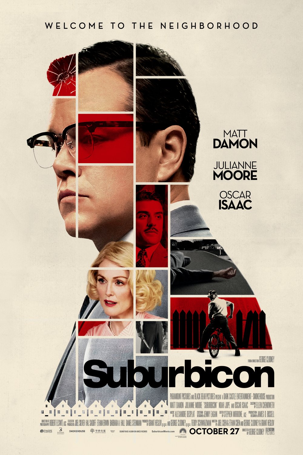 L'affiche du film Suburbicon