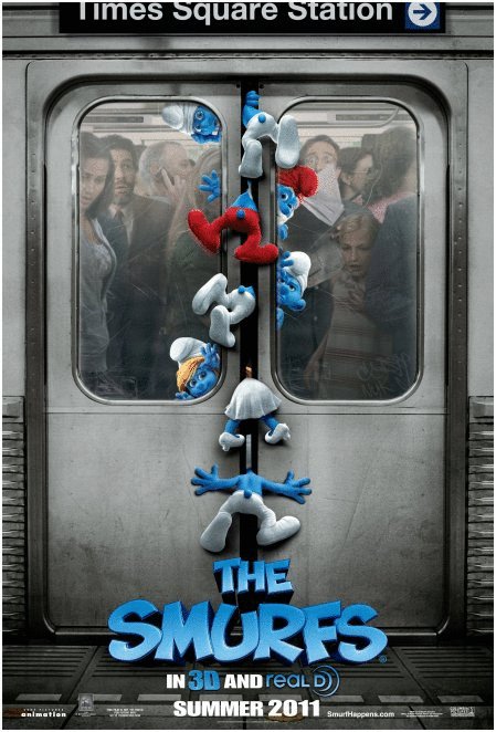 L'affiche du film The Smurfs