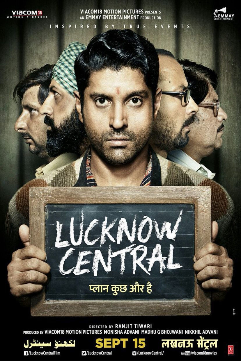 L'affiche originale du film Lucknow Central en Hindi