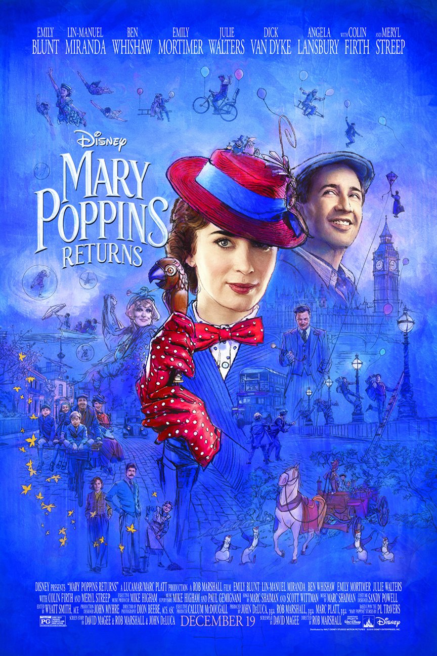 L'affiche du film Mary Poppins Returns