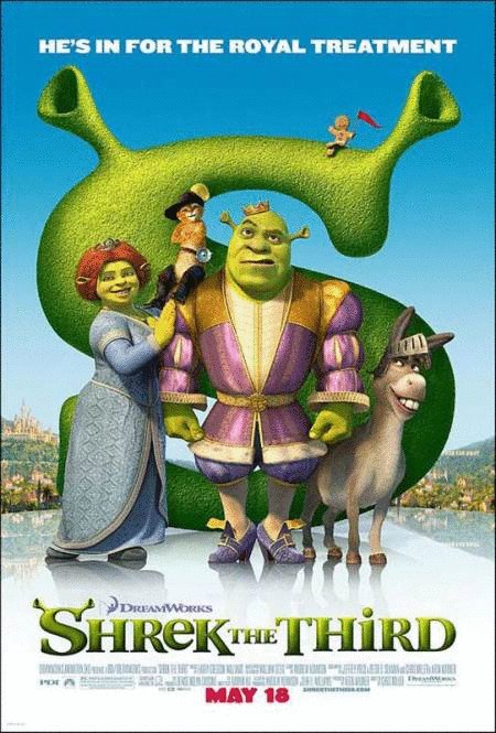 L'affiche du film Shrek the Third