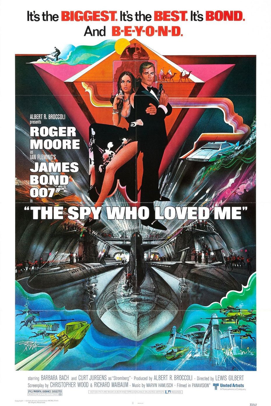 L'affiche du film The Spy Who Loved Me