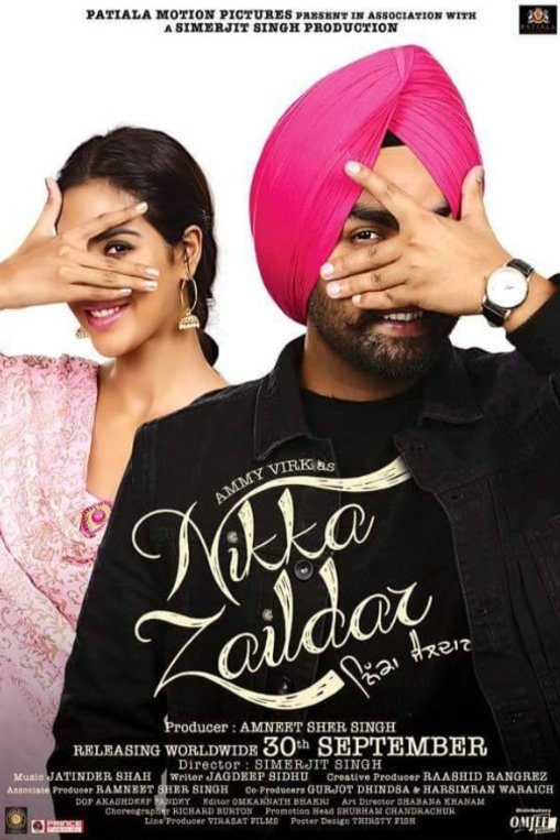 Punjabi poster of the movie Nikka Zaildar