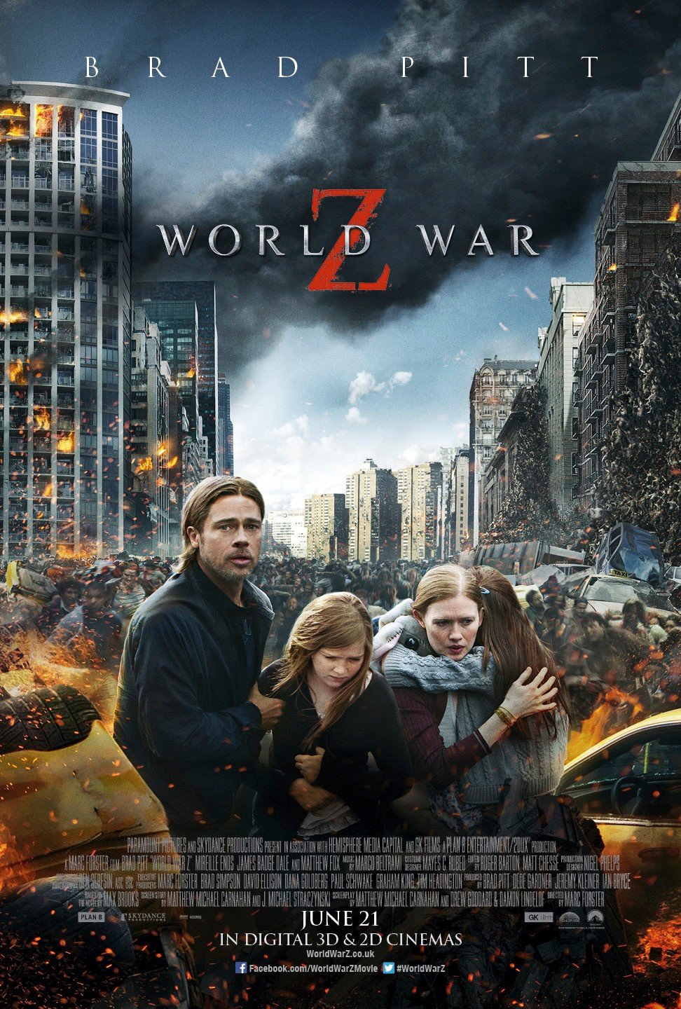 Poster of the movie World War Z v.f.