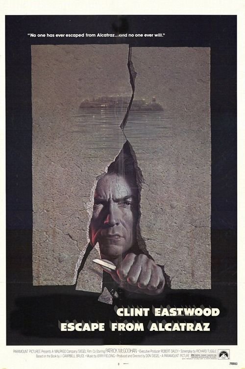 L'affiche du film Escape from Alcatraz