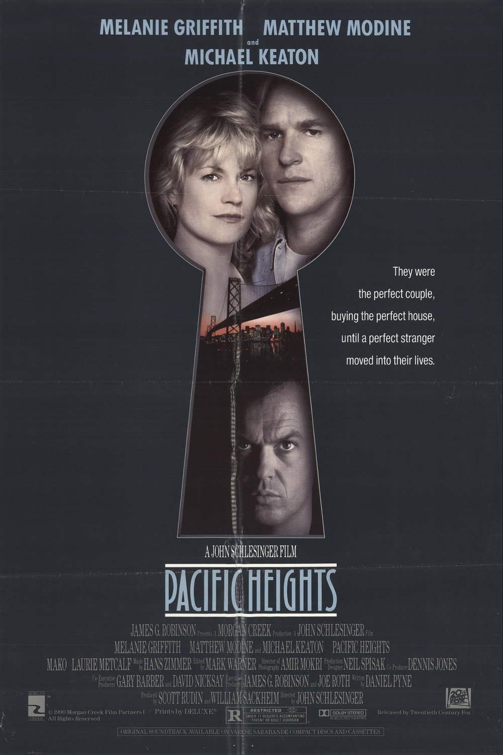 L'affiche du film Pacific Heights