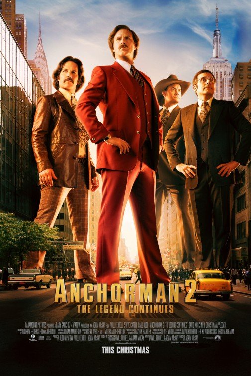 Poster of the movie Anchorman 2: The Legend Continues