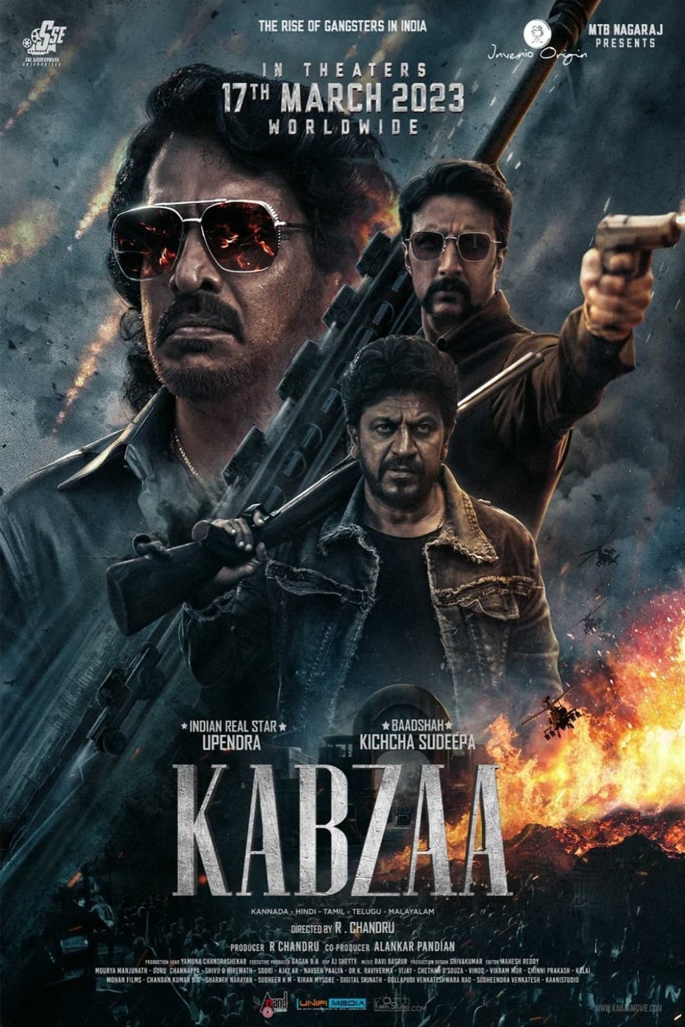 Kannada poster of the movie Kabzaa