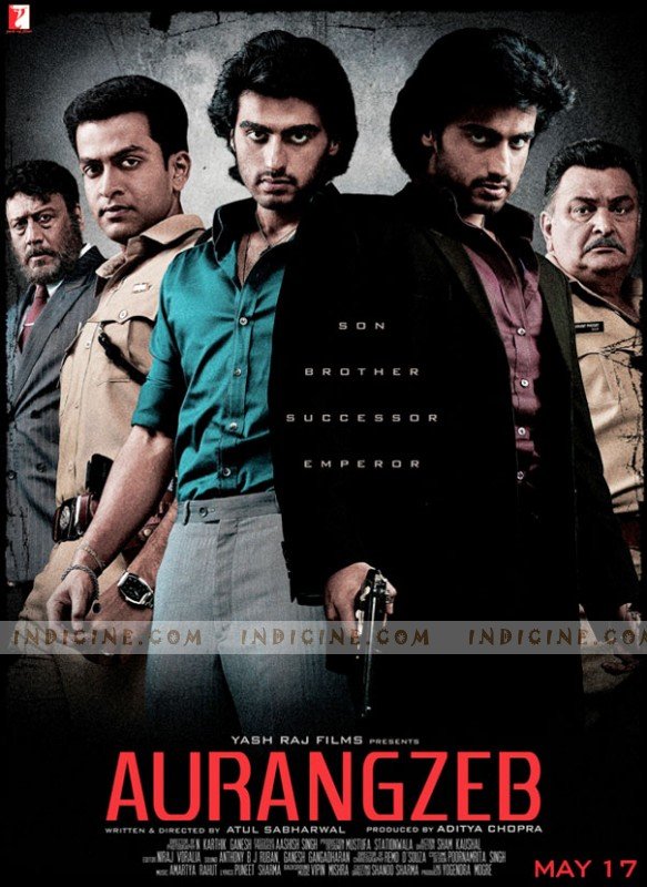 L'affiche originale du film Aurangzeb en Hindi