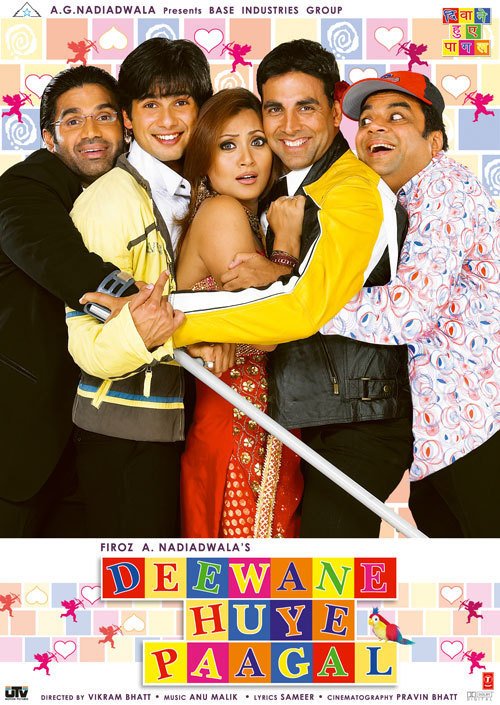 L'affiche originale du film Deewane Huye Paagal en Hindi