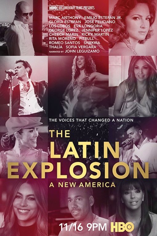 L'affiche originale du film The Latin Explosion: A New America en espagnol