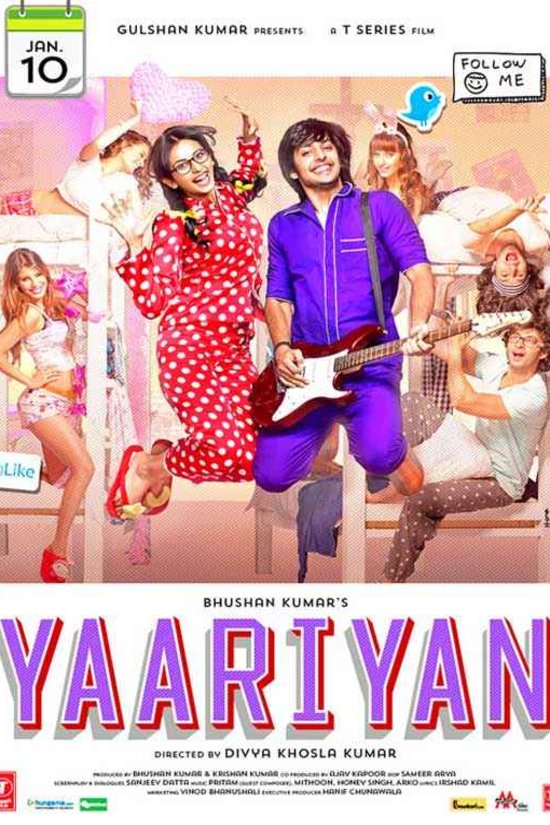 Punjabi poster of the movie Yaariyan