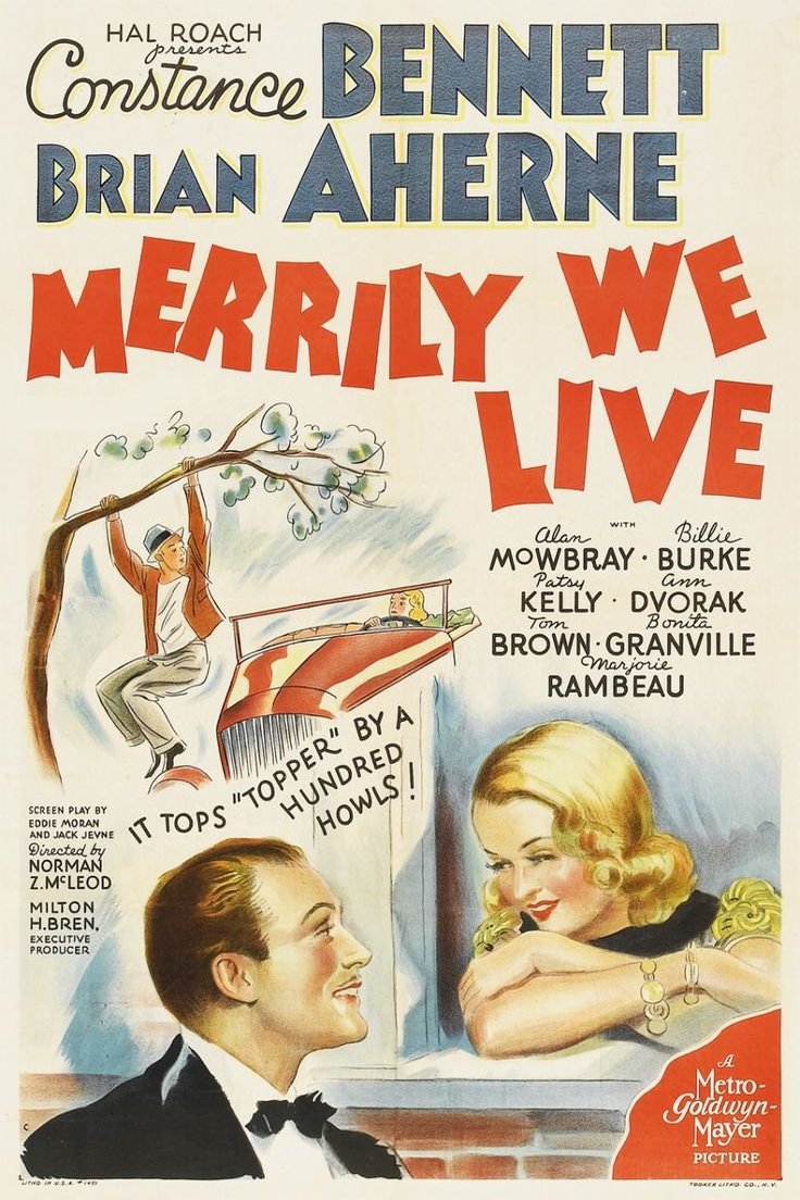 L'affiche du film Merrily We Live