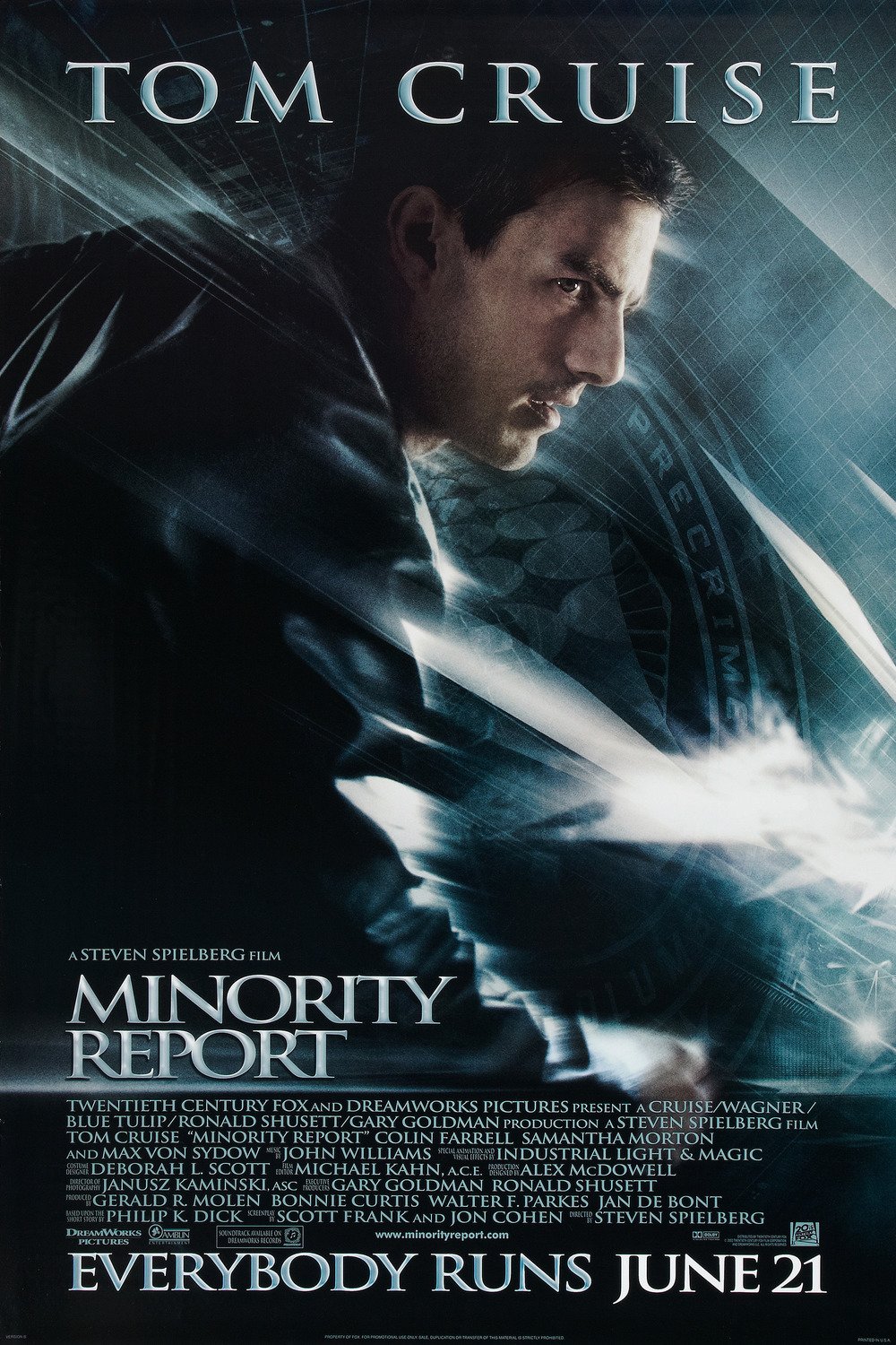 L'affiche du film Minority Report