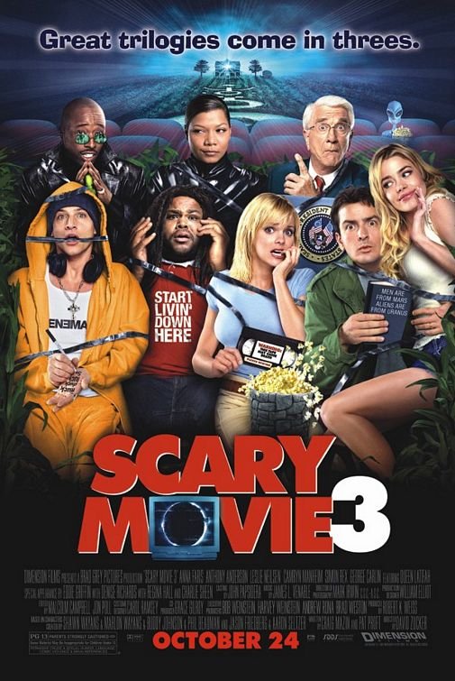 L'affiche du film Scary Movie 3