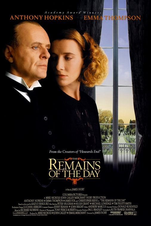 L'affiche du film The Remains of the Day