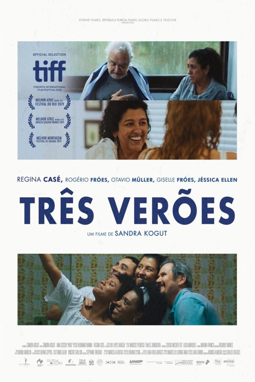 L'affiche originale du film Três Verões en portugais