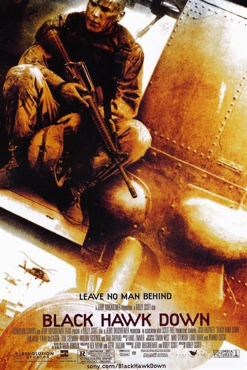 L'affiche du film Black Hawk Down