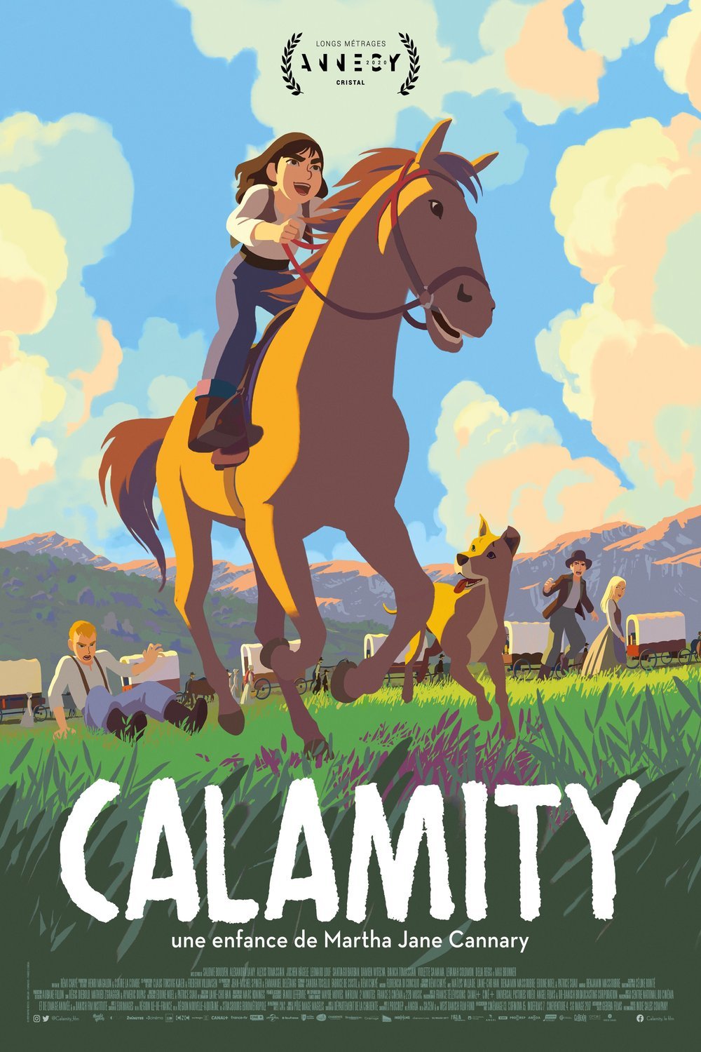 L'affiche du film Calamity, une enfance de Martha Jane Cannary