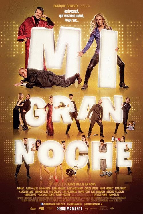 L'affiche originale du film Mi gran noche en espagnol