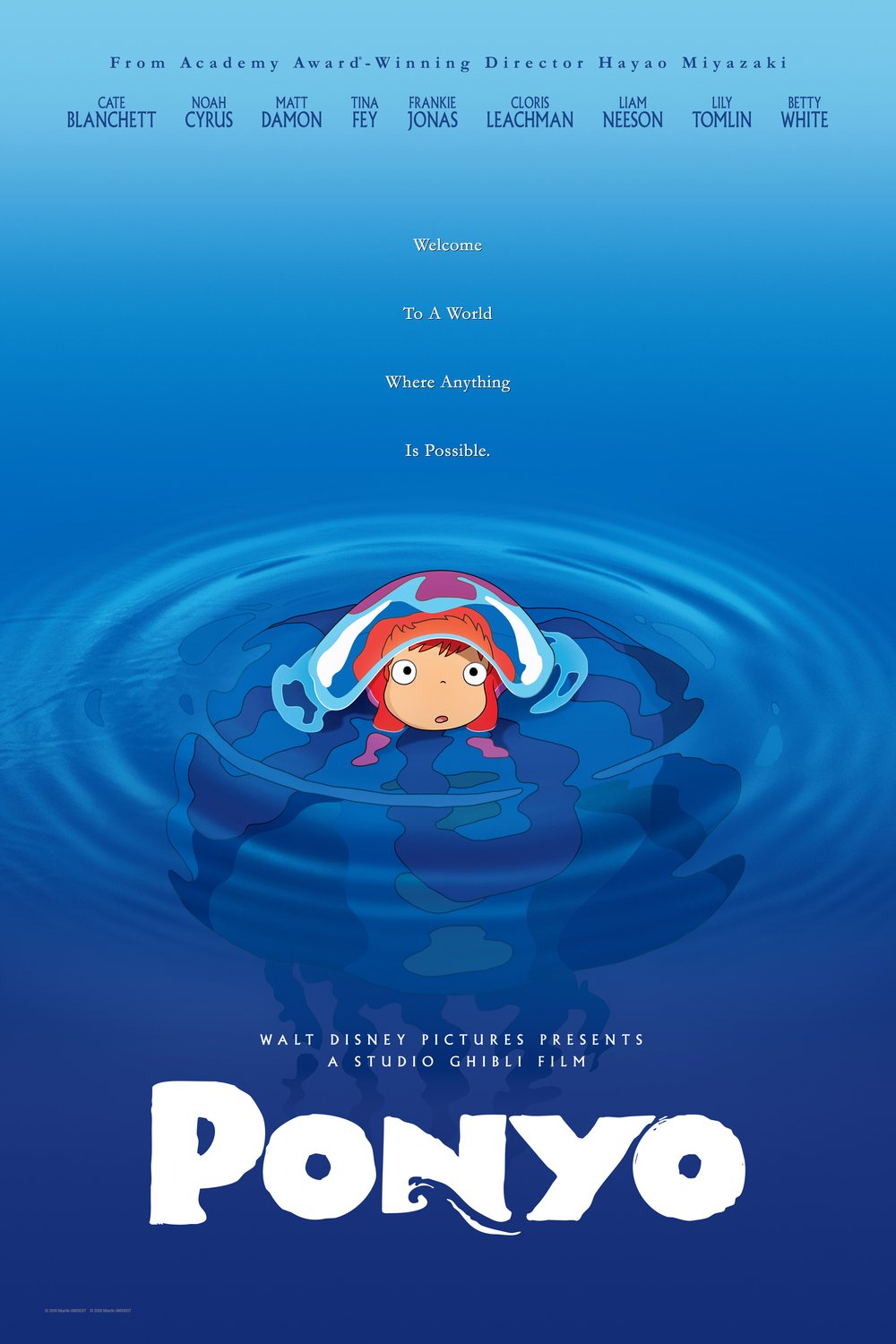 L'affiche du film Ponyo v.f.