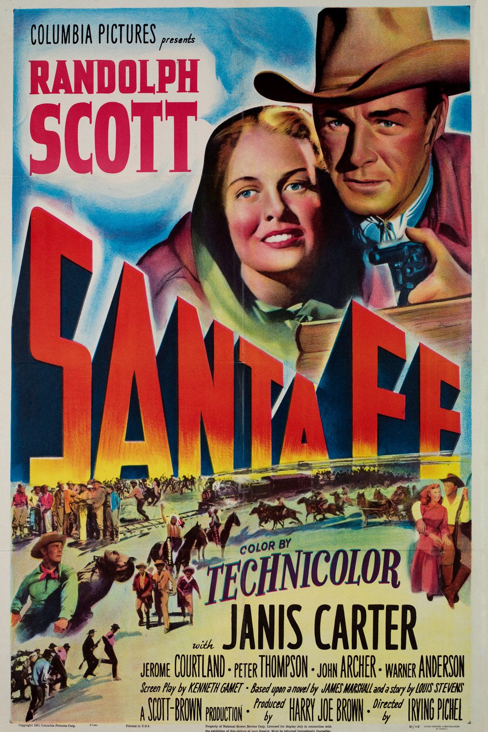L'affiche du film Santa Fe