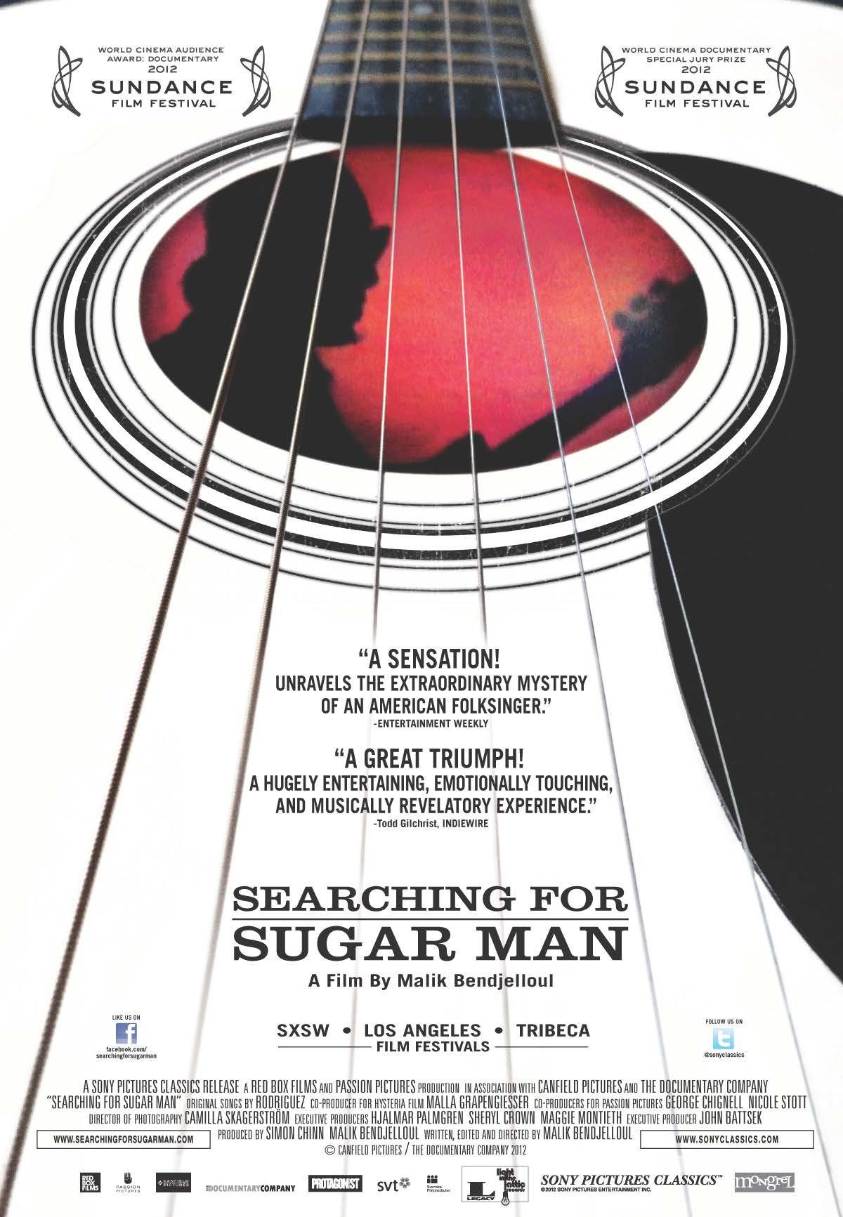 L'affiche du film Searching for Sugar Man