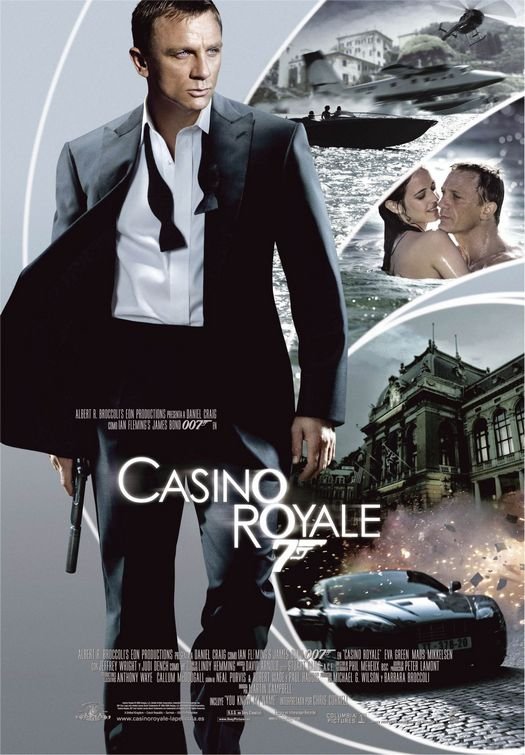 L'affiche du film Casino Royale v.f.