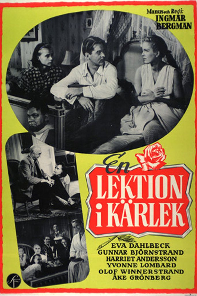 L'affiche originale du film En Lektion i kärlek en suédois