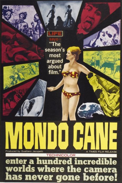 L'affiche originale du film Mondo Cane en italien