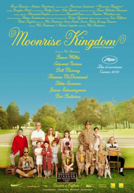 L'affiche du film Moonrise Kingdom v.f.
