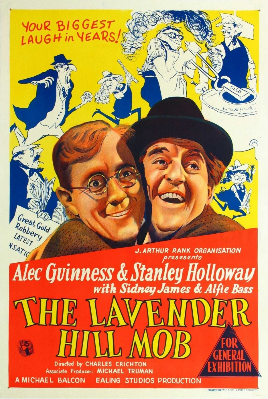 L'affiche du film The Lavender Hill Mob