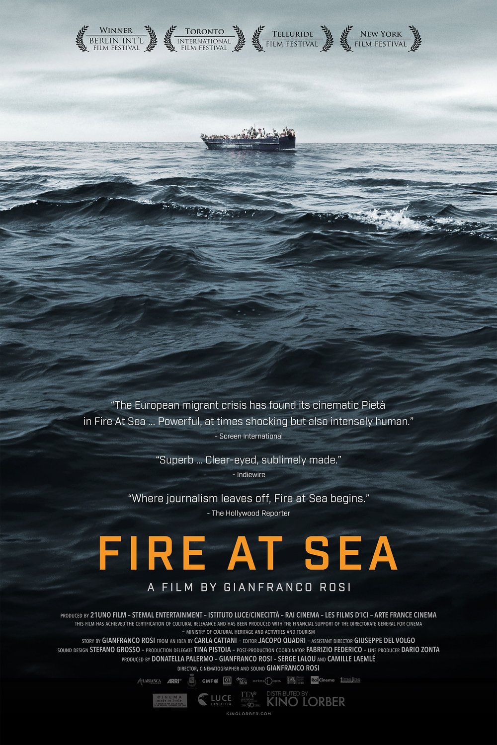 L'affiche du film Fire at Sea