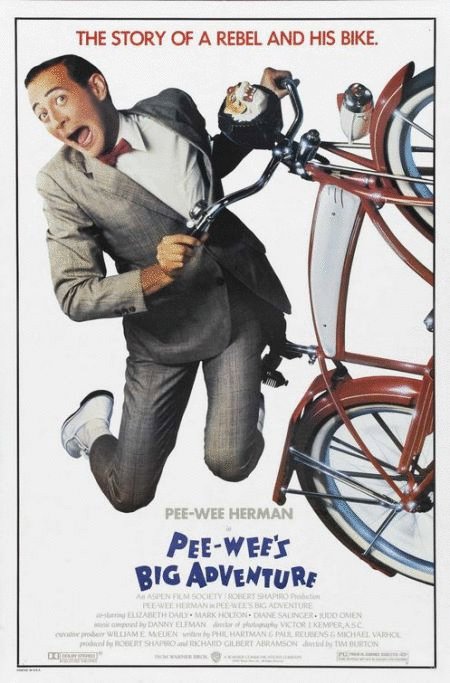 L'affiche du film La grande aventure de Pee-Wee