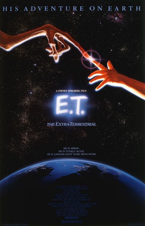 L'affiche du film E.T. The Extra-Terrestrial