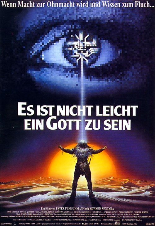 L'affiche originale du film Es ist nicht leicht ein Gott zu sein en allemand