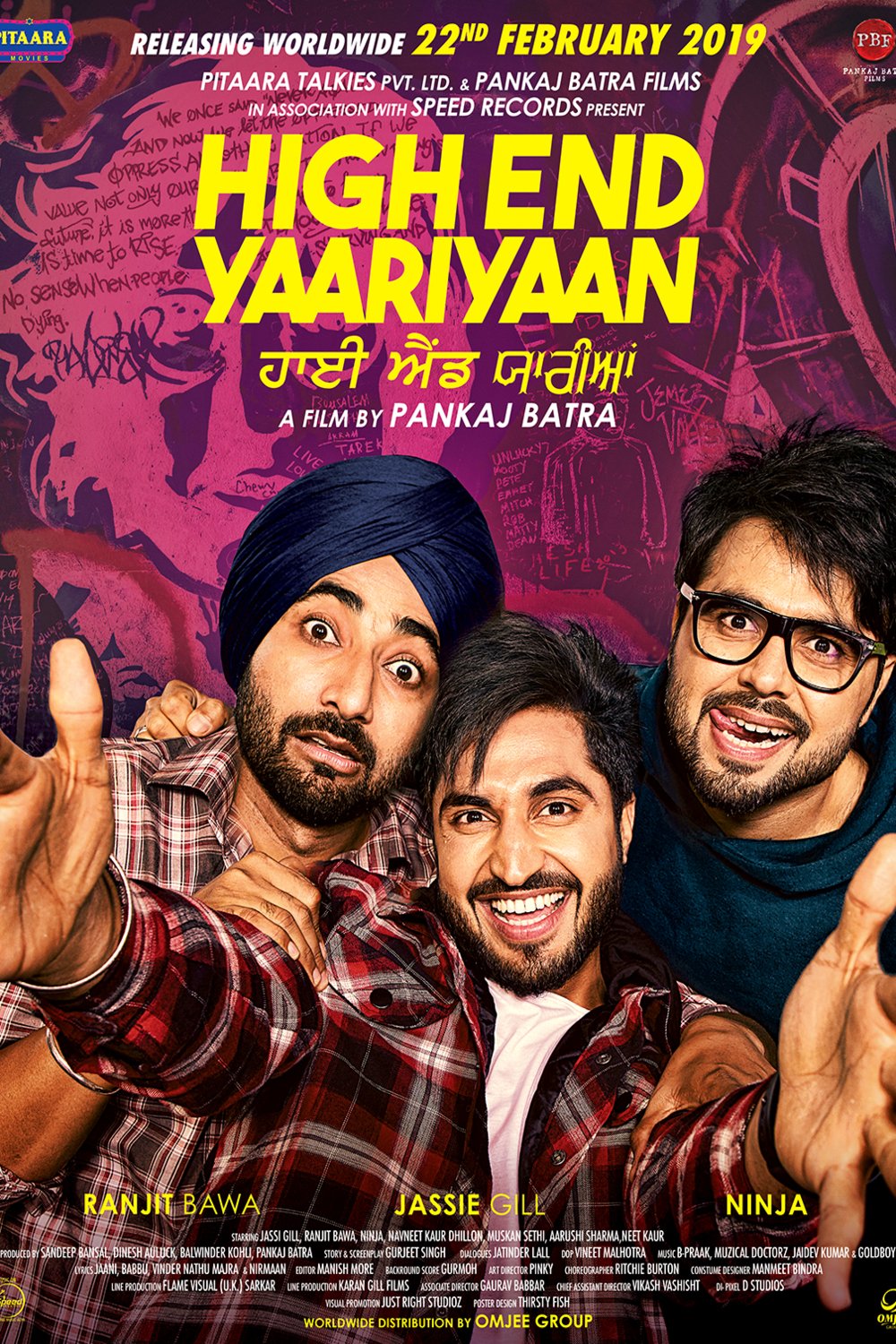 Punjabi poster of the movie High End Yaariyaan