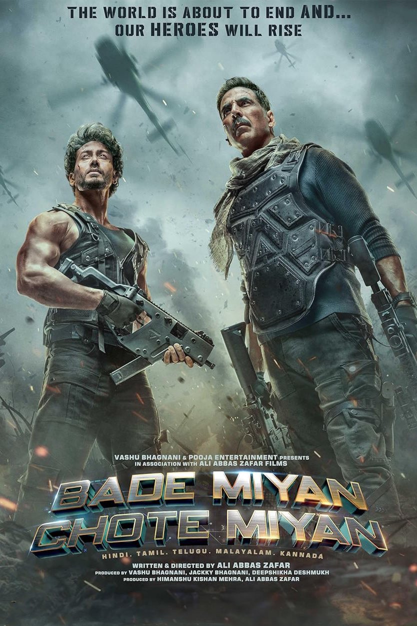 Malayalam poster of the movie Bade Miyan Chote Miyan