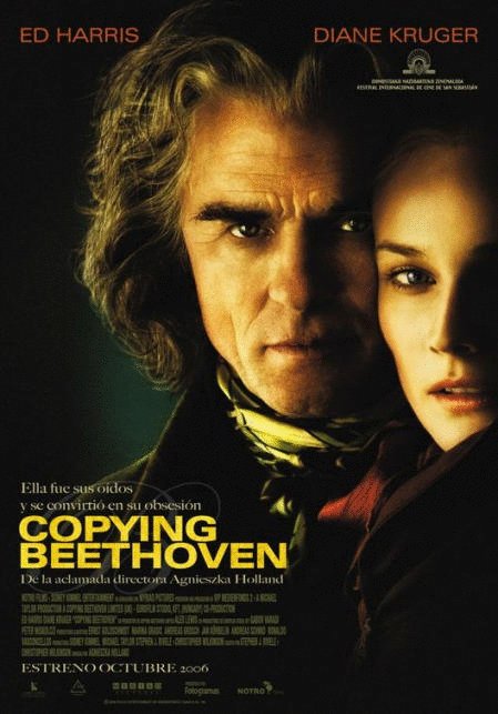 L'affiche du film Beethoven et la Copiste