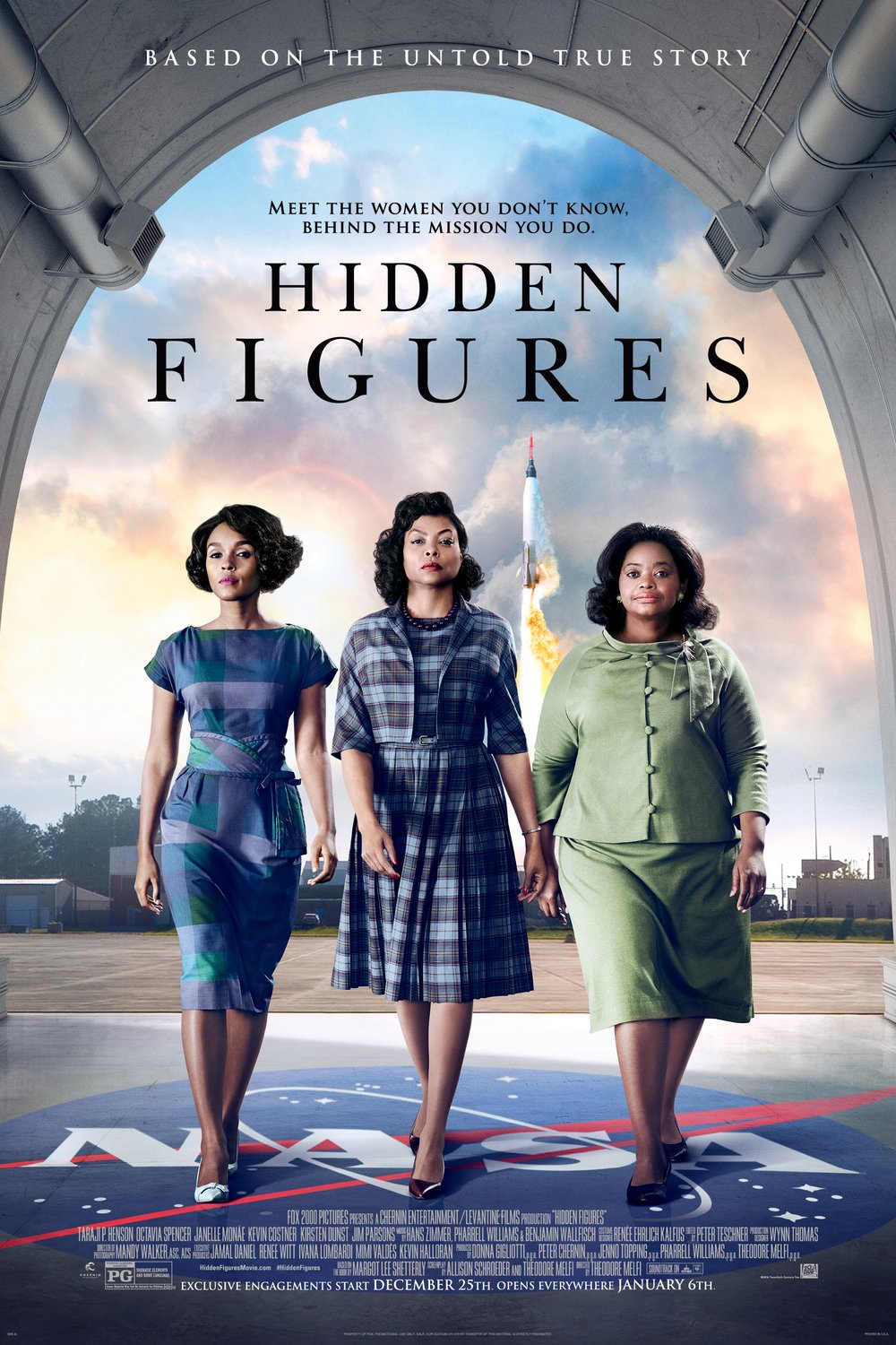 L'affiche du film Hidden Figures