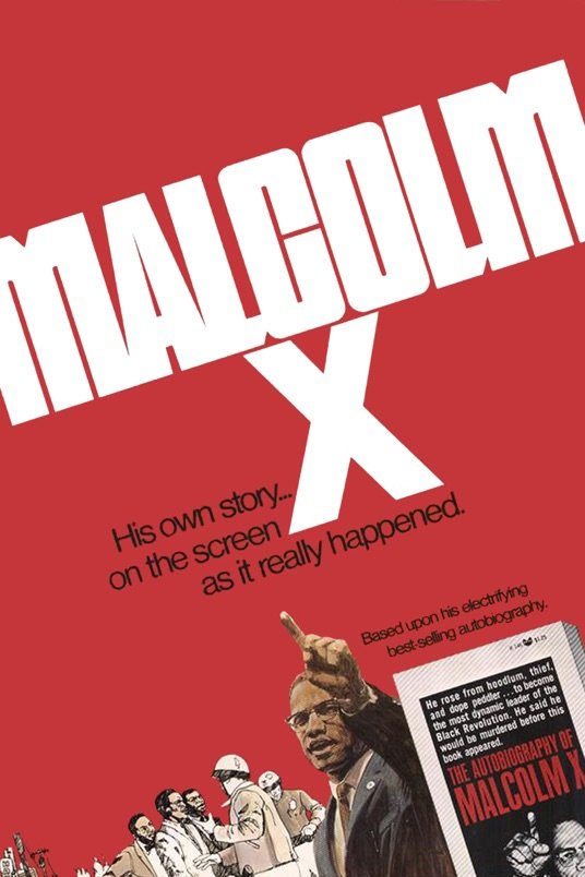 L'affiche du film Malcolm X