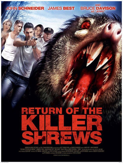 L'affiche du film Return of the Killer Shrews