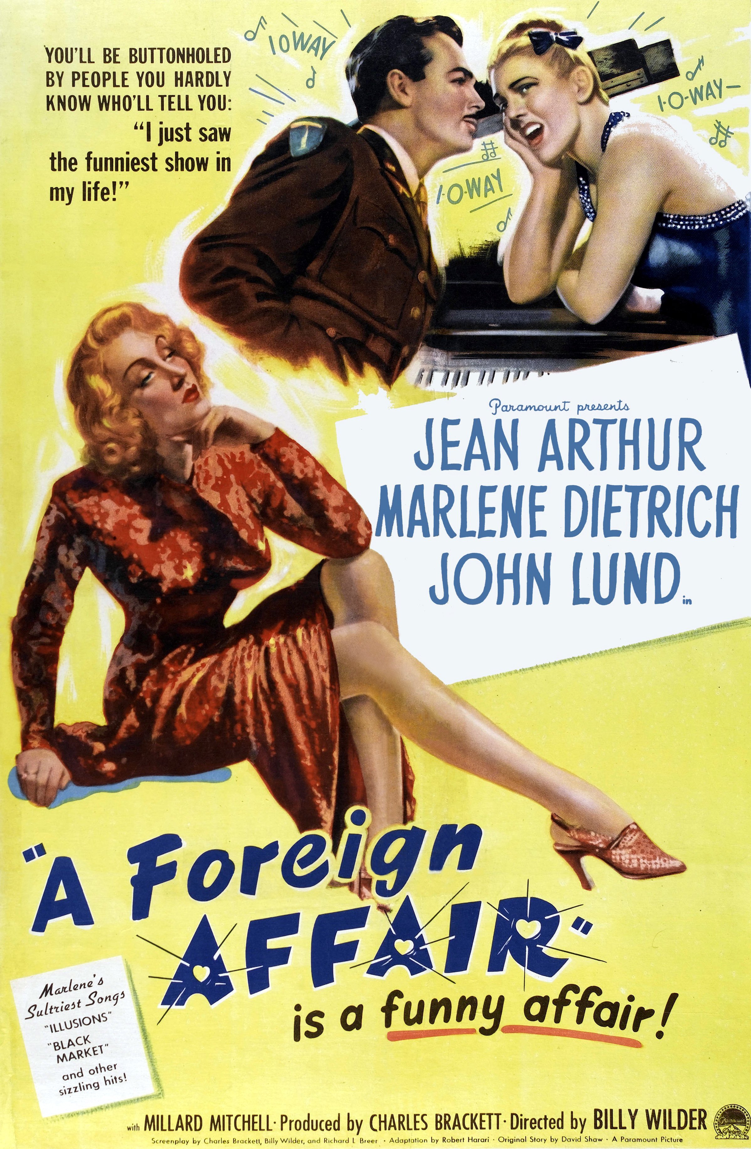 L'affiche du film A Foreign Affair