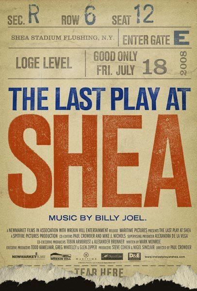 L'affiche du film The Last Play at Shea
