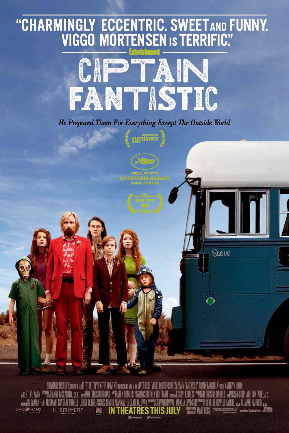L'affiche du film Captain Fantastic