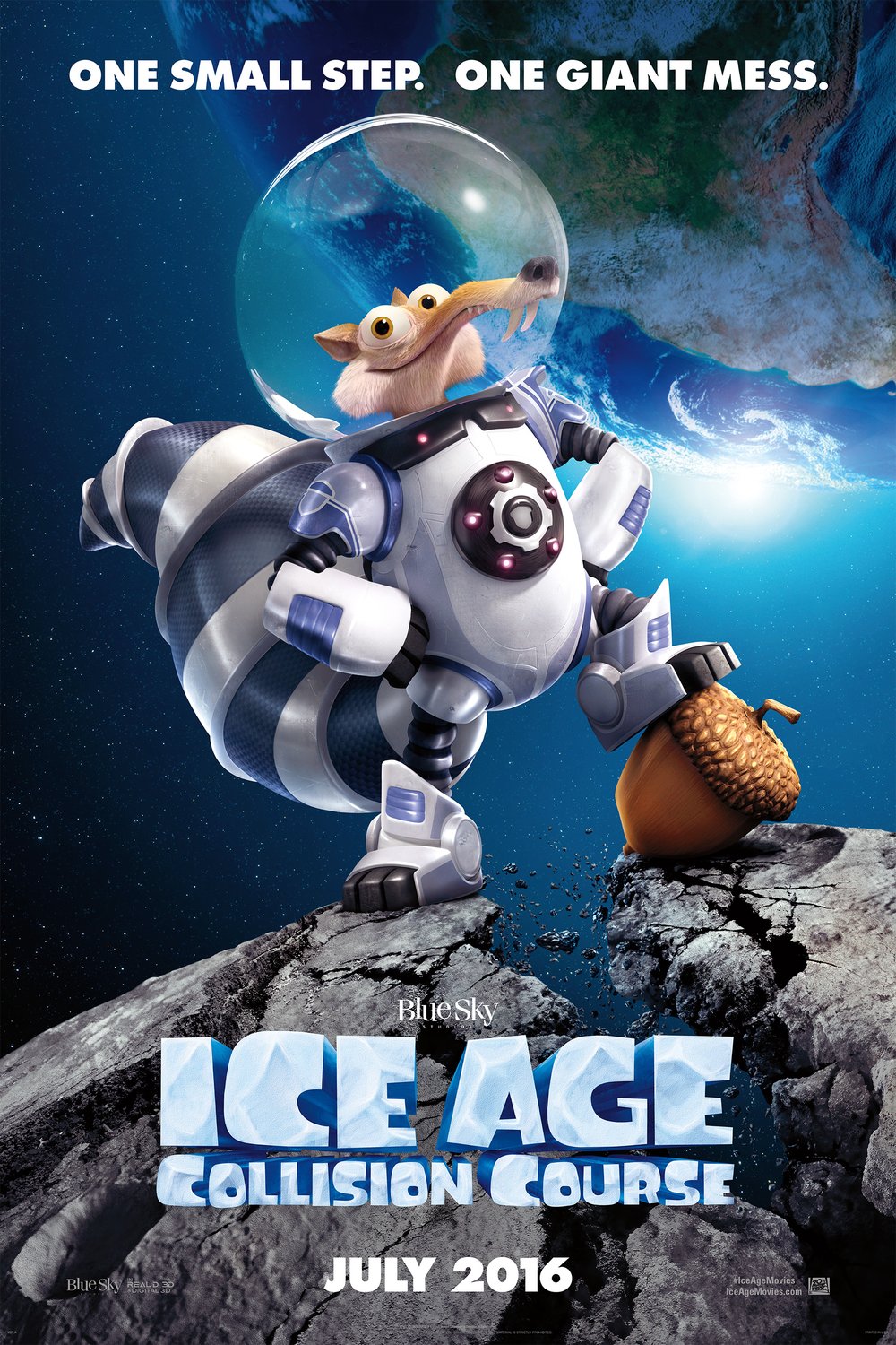 L'affiche du film Ice Age: Collision Course
