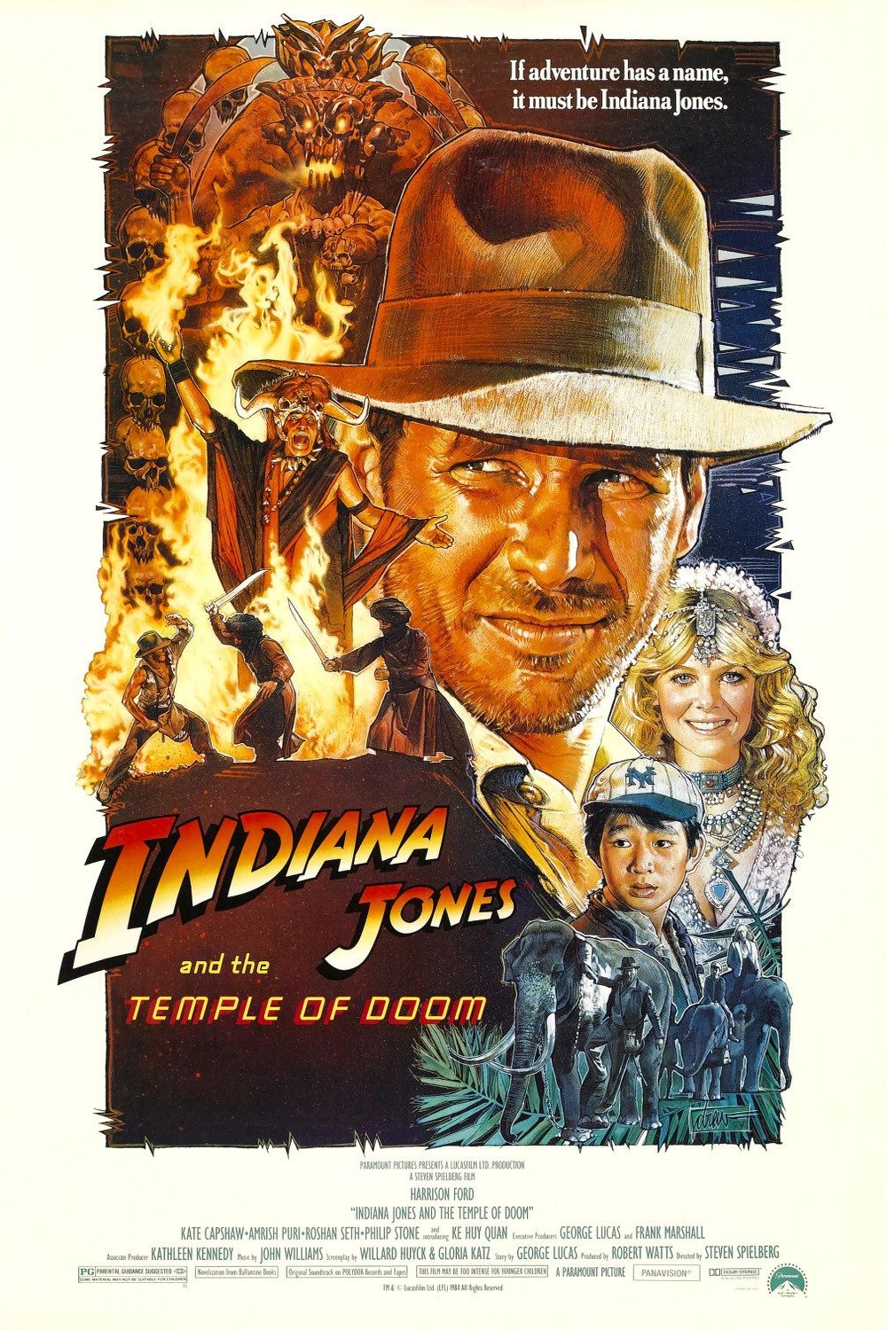Poster of the movie Indiana Jones et le temple maudit
