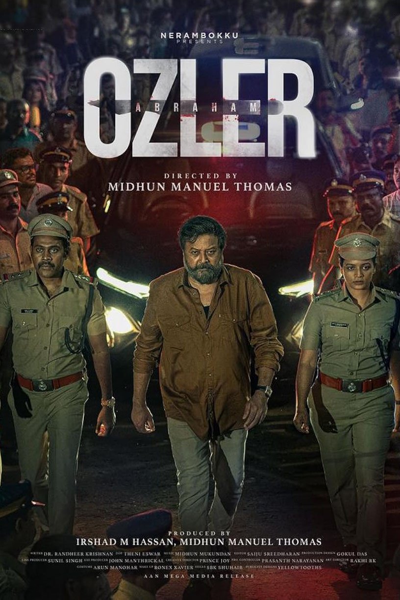 Malayalam poster of the movie Abraham Ozler