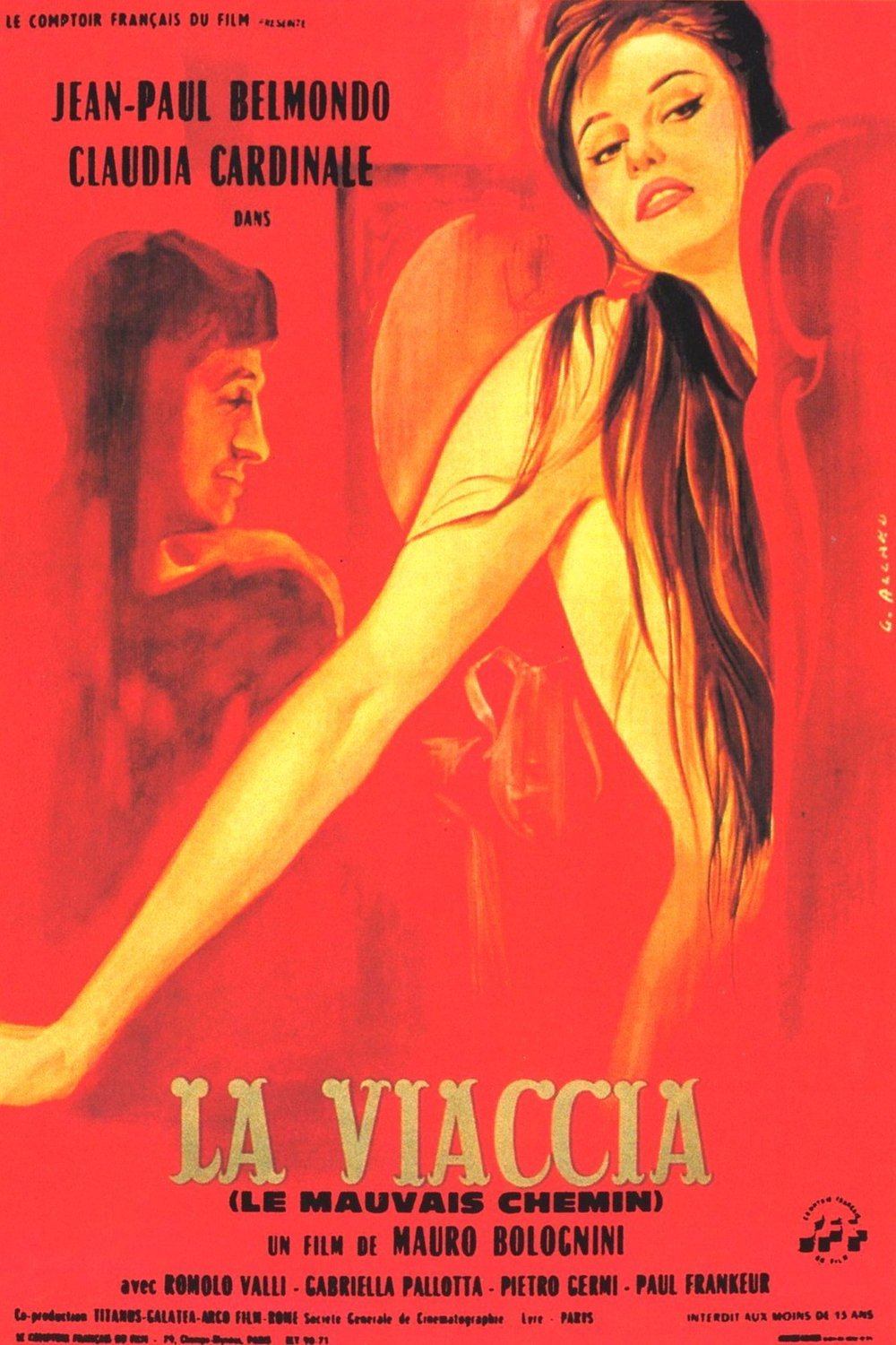 Italian poster of the movie La viaccia